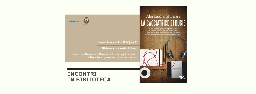 Incontri in biblioteca – Lunedì 25 Novembre ore 21