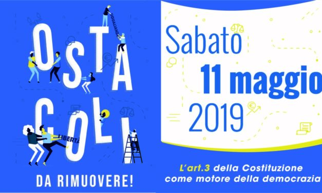 PREMIAZIONE Concorso di scrittura su INCIPIT | 11 maggio 2019 | Ostacoli da Rimuovere