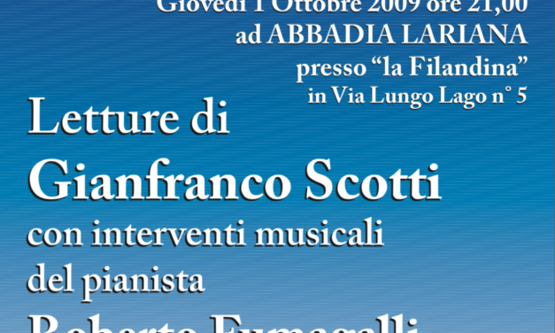 Il lario nella Letteratura – 2009