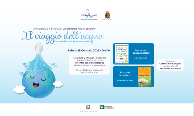 Il viaggio dell’acqua – 15 settembre 2022 Lecco